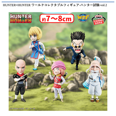 爆れつハンター　フィギュア　2点セット HUNTER×HUNTER ワールドコレクタブルフィギュア-ハンター試験-vol.2