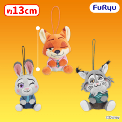 ズートピア2 こてっとぺったん マスコット | オンラインクレーンゲーム
