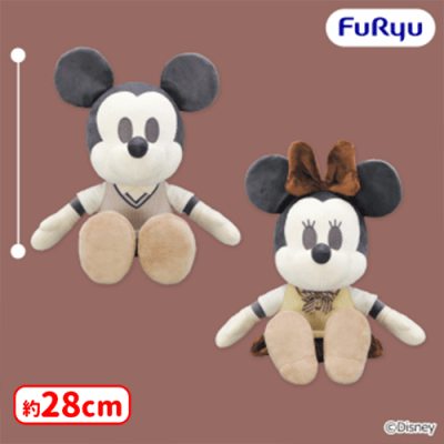 ミッキーマウス＆ミニーマウス デココレ 制服ベストBIGぬいぐるみ
