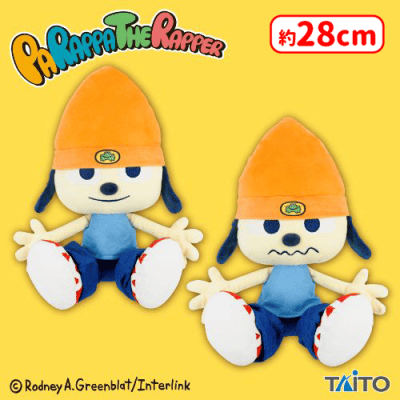パラッパラッパー おすわりぬいぐるみ | オンラインクレーンゲーム