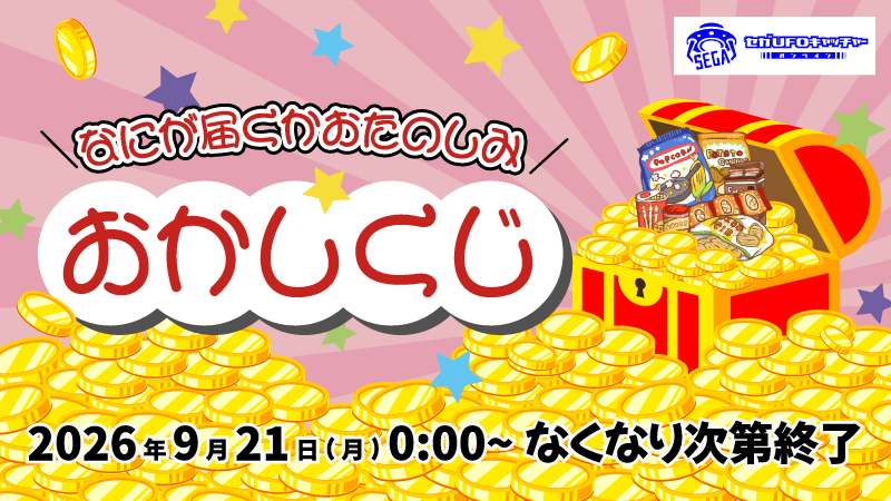 新品未開封品　アミューズメント景品　お菓子まとめ売り　飲料　カップ麺　加工食品 オンラインクレーンゲーム「セガUFOキャッチャーオンライン」